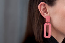 Load image into Gallery viewer, Rectangle Drop Earrings